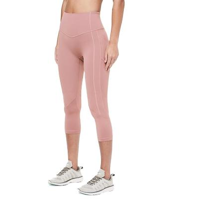 China Wholesale Custom High Quality Antibacterial Tights High Waisted Side Pocket Sexy Yoga Fitness Pants For Women for sale