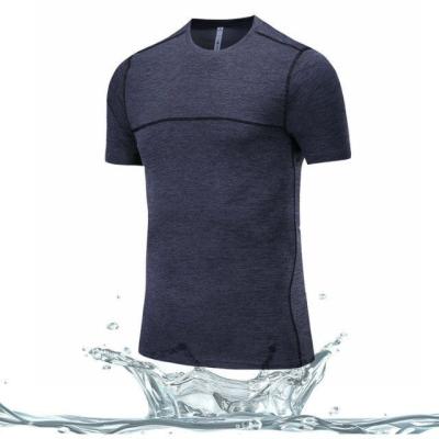 China Men's Fitness T-Shirt And Shirt Breathable Running Breath Quick Dry for sale