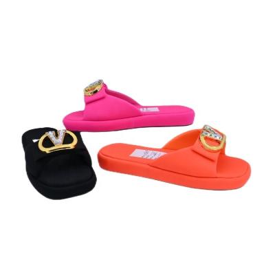 China Other Custom summer trend flats platform slippers fashion wedges flip-flops for sale