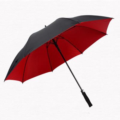 China Car Minimalist Logo Gift Business Logo Printing Umbrella Golf Double-Layer Long Handle Umbrella To Increase Reinforcement Straight Umbrella for sale