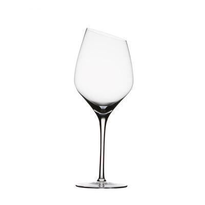 China Factory Handmade Supply Stylish Lead Free Crystal Clear Wine Glasses for sale