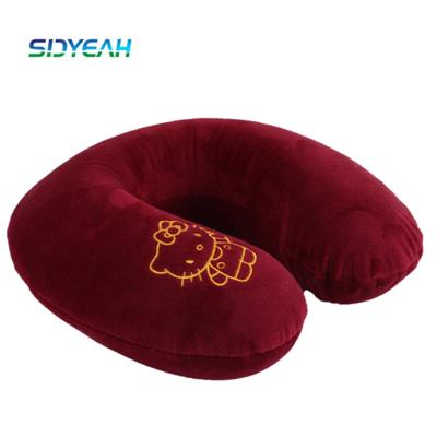 China Anti Snoring Newly Designed Cheap Airplane Travel Neck Pillow Cushion for sale