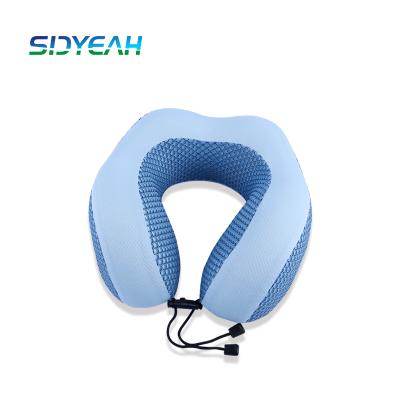 China Orthopedic Anti Snore Memory Foam Massage Meditation Camping U Shape Custom Air Car Neck Travel Pillow for sale