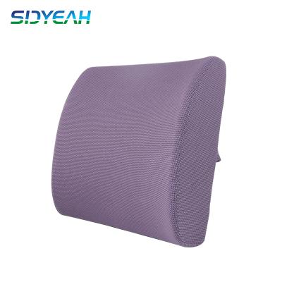 China Anti-Apnea PU Molded Memory Foam Lumbar Support Cushion, Car Seat Back Pillow, Different Color Available With 3D Mesh Ventilated Fabric for sale