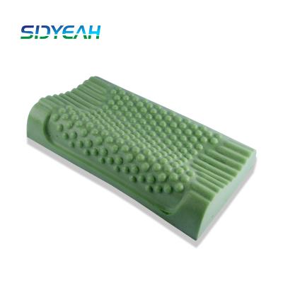 China 2018 New New High Bound Anti-Snoring Green Anion Memory Foam Pillow For Neck for sale