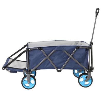 China Folding & large capacity & Easy To Set Up New Idea 2021 Patent Hand Cart Foldable Camping Beach Cart for sale