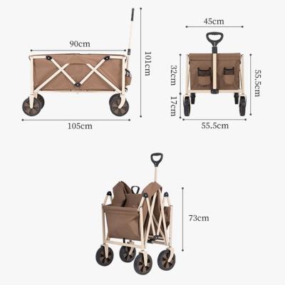 China Foldable; Best Quality Low Price Portable Hand Carts Betrayal Flat Folding Trolley for sale