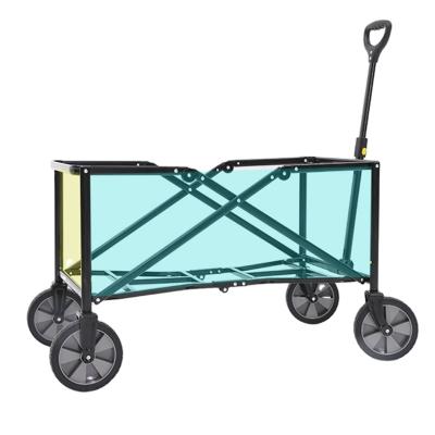 China Foldable; portable low price guaranteed quality in stock single cross folding cart folding flat cart for sale