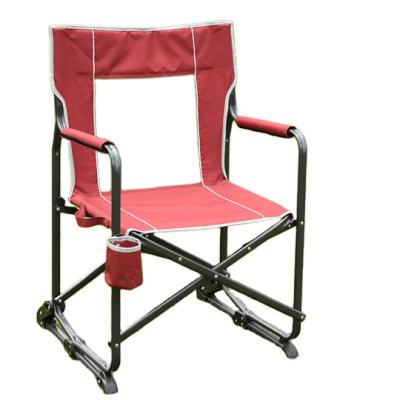 China Foldable; 2021 new ideas portable hot sale high quality new arrive outdoor folding rocking chair for sale