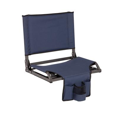 China Lightweight High Quality Lightweight Folding Stadium Chair Metal Seat With Outdoor Bungee Connection for sale