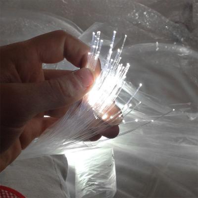 China Home Decorative 0.75mm 1.0mm 1.5mm PMMA Promotion Plastic Fiber Optic Cable for sale