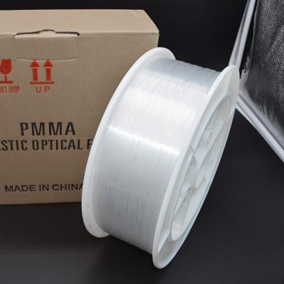 China Plastic Fiber Optics 0.25MM 0.5MM 0.75MM 1.0MM 1.5MM 2.0MM 2.5MM 3.0MM Pmma End Promotional Glow Pmma for sale