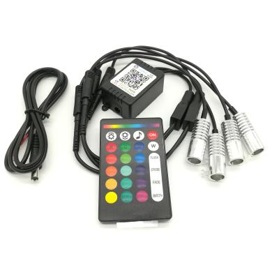 China Car Lighting Decoration / Theater Stage Lights 8mm 1 in N Car Light Kit Bluetooth Phone Control RGB LED Light Source Fiber Optic Engine For Car Decoration for sale