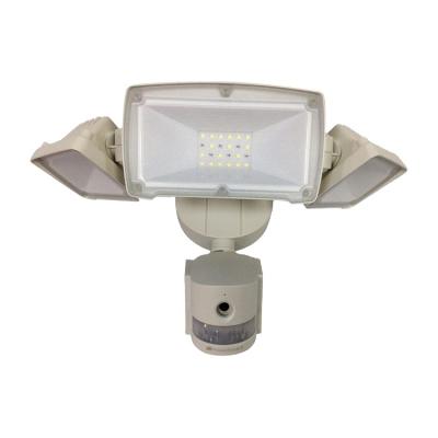 China Garden 3 Heads Outdoor LED Motion Sensor Security Light Garden Lamp Induction Lights Spotlights Camera for sale