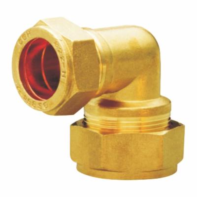 China Conector de bronze do cotovelo fêmea de 90 encaixes de tubulação da refrigeração do grau à venda