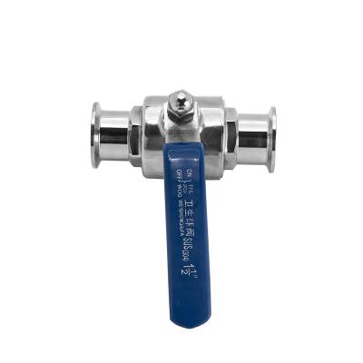 China 304 or 316L all kinds of hot sale ball valve tri flange organic solvent ball valve for sale