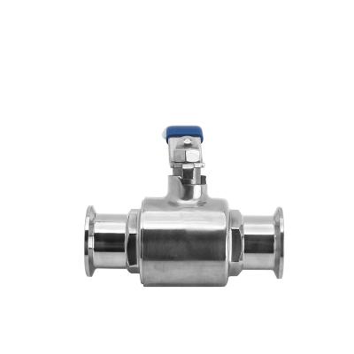 China 304 Or 316L Price Water Flow Control Tri Clover Thread NPT Ball Valve for sale