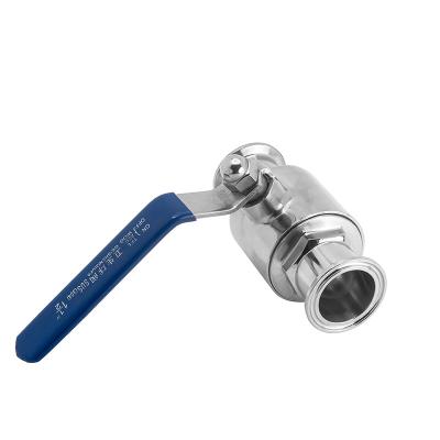 China Best Selling Liquid Hot Product Sanitary Stainless Steel Ball Valve, S316 3pc Manual Ball Valve for sale