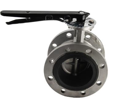 China Pharmaceutical Promotional Hot Selling Latest Flange Type Butterfly Valve SUS304 SUS316 for sale