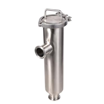 China Sanitary Food Cartridge Filter 316 Stainless Steel Single Cartridge Filter Housing For Wine And Beer Filtration for sale