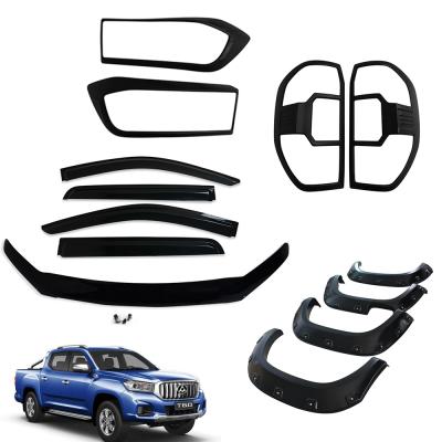 China NEW 3M Adhesive Tape Exterior ABS Chrome Matte Black Carbon Full Accessories 3M Adhesive Tape Combo Set Black Body Kit For MG Top Maxus T60 Grand 2019 for sale