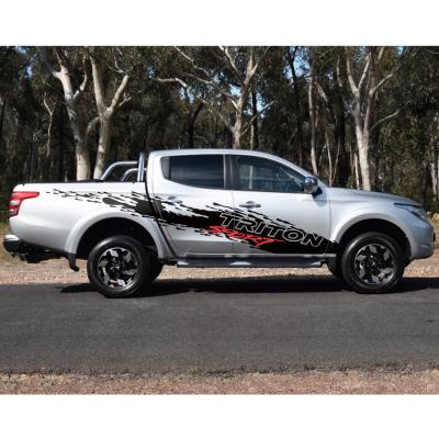 China Side Door Car Sticker Off Road 4x4 Vinyl Graphics Body Decal Mountain Body Sticker For L200 Triton Accessories for sale