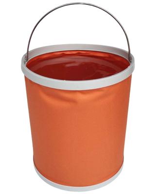 China Sustainable Portable Folding Bucket 11L Outdoor Collapsible Water Bucket for sale