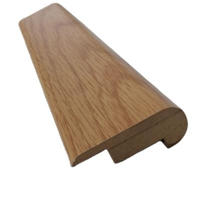 China Bestselling MDF+CPL L Shape Stair Nose Anti-Slip Flair / Water Resistant / Step Edge for sale