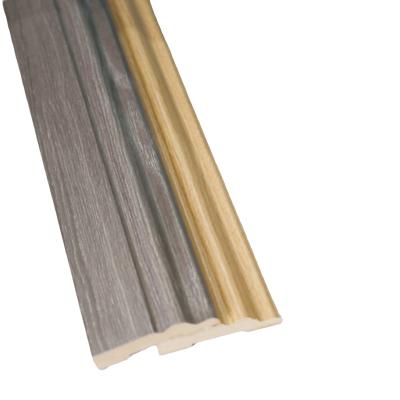 China High Quality MDF Skirting Wall Floor Protection Board Waterproof With Aluminum Foil OEM Skirting Board for sale