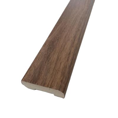 China Modern Customized Height MDF Skirting Board Cover Decoration Skirting Board Floor Strip Wood Mount Line for sale