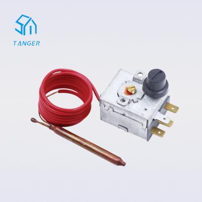 China Outdoor 0.5A 250V/16(4)A 250V Manual Reset Capillary Tube Thermostat for sale