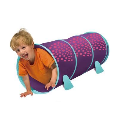 China Toy Wholesale OEM Soft Purple Color Kids Jump Tent Tunnel, Kids Play Tunnel Tent for sale