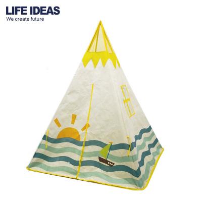 China Toy Hot Sale Wholesale Indoor Kids Soft Outdoor Nonwoven Material Kids Play Teepee Tent for sale