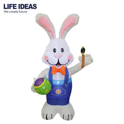 China Festival Decoration Selection Wholesale Easter Decoration Inflatable Rabbit Easter Bunny for sale