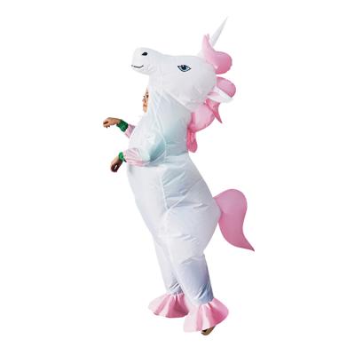 China Inflatable Horse Pony Unicorn Mascot Event Adults Onesies Costume Halloween Cosplay for sale