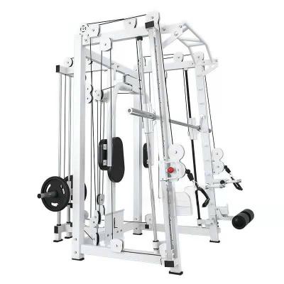 China 2021 Modern Gym Blacksmith Machine Gym Equipment Smith Machine Gantry Strength Trainer for sale