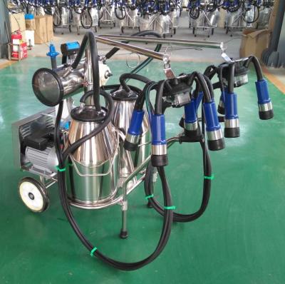 China Mobile Farms Milking Machine With Triangular Milk Group for sale