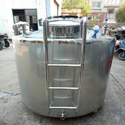 China Farms 500 Liter Milk Cooling Tank Horizontal Milk Cooling Tank for sale