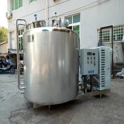 China food & Beverage Factory Horizontal 304 Stainless Steel Milk Cooling Tank For Sale for sale