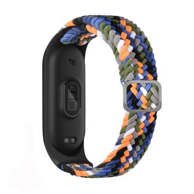 China For 2021 xiaomi MI band nylon woven new arrival band smart straps for xiaomi MI band 4/5/6 for sale