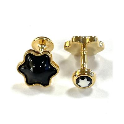 China Fashion Brass Design Brand Custom Cufflink Link Clips Bars Cuff Link For Men's Shirts for sale