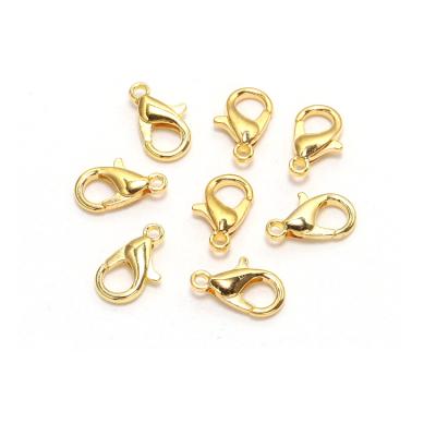 China Small Gold Snap Lock Clasp Swivel Clasp Swivel Clasp/Metal Clothes Stock 10mm-25mm Hooks And Lobster Hooks For DIY Accessories for sale