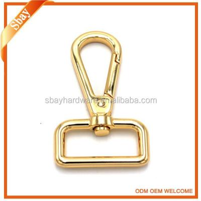 China Nickel Free Metal D-Ring Snap Hook / Solid Brass Snap Hook for sale