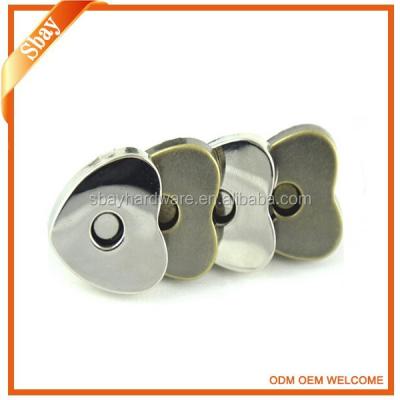 China Dry Cleaning Heart Shape Custom Size Brass Magnetic Switch Push Button for sale