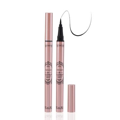 China Custom Waterproof Your Logo Diamond Eyes Makeup Sufficient Proof Smooth Design Black Liquid Waterproof Quick Dry Eyeliner for sale