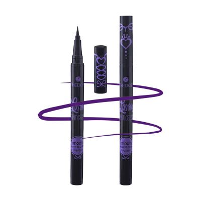 China Waterproof cool black quick-drying pen low-profile mute black version eyeliner liquid waterproof sweat is not easy to halo-dye gen for sale