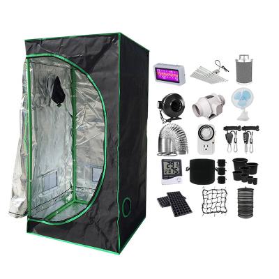 China Easily Assembled Professional Manufacturer Indoor Hydroponic Grow Part Grow Tent Complete Kit for sale