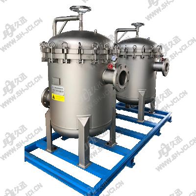 China Industrial Liquid Filtration SS 304 Pressure Filter Stainless Steel Bag Filter Housing Filtering Equipment for sale