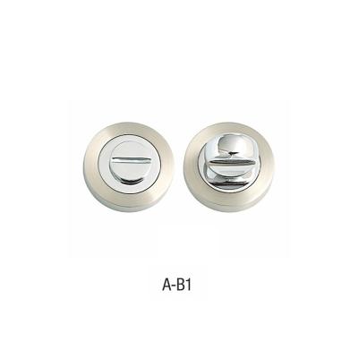 China Wholesale modern zinc alloy easy lock accessories handle door escutcheon style installation hole mian cover lock A-B1 for sale