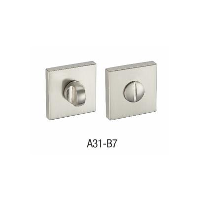 China Wholesale modern zinc alloy easy lock accessories easy installation style door escutcheon style mian cover lock A31-B7 for sale